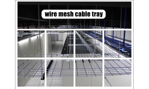 Wire mesh cable tray
